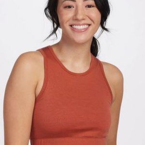 WoolX Mila Merino Bra Bralette Size S Terracotta EUC